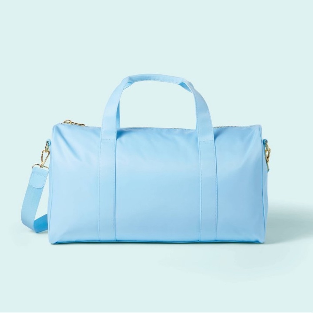 Stoney Clover Lane x Target Blue Duffel Bag BNWT